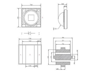 नया डिज़ाइन किया गया डिजिटल डायोड 5050 एसएमडी चिप मिनिरगबडब्ल्यू 3535 एसएमडी चिपसेट आईसी बिल्ट-इन के साथ - Product Image 5
