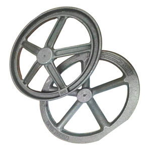 하이 퀄리티 주철 회색 철 연성 철 풀리 바퀴 플라이휠 밸브 핸드 휠 사용자 정의 - Product Image 1