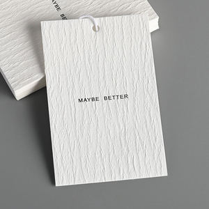 Best Selling Luxury Paper Hang <b>Tags</b> Custom Printed Logo for Clothing <b>Bags</b> Shoes - Product Image 2