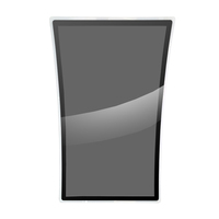 Monitor de Juegos Arcade Curvo Tipo C de 55 Pulgadas, R1500, 60Hz, 4K HDR, Pantalla LCD, Táctil Pcap, LED Halo Surround, Operado con Monedas