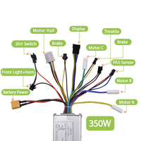 Contrôleur de vélo électrique 350W 500W 750W avec kit de conversion pour scooter et moto - Pièces de vélo électrique haute puissance