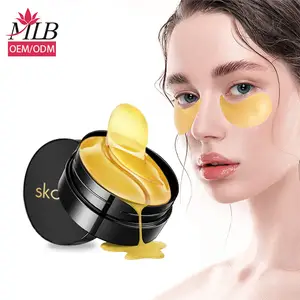Hot Sell Eyes Care Beauty 24K Gold Eye Patches Dark Circle Removal Anti Aging Oogmasker Gel