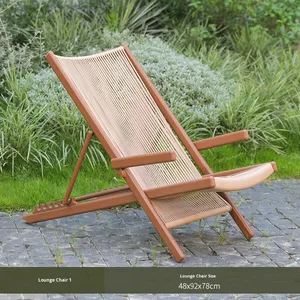 Chaise longue de <span class=keywords><strong>jardin</strong></span> en <span class=keywords><strong>rotin</strong></span> PE et métal, résistante aux intempéries, confortable, pour balcon et cour, prix d'usine, vente en gros - Product Image 6