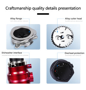Dengshang, triturador de residuos de alimentos para el hogar y alimentación continua, eliminación de residuos de cocina para el hogar - Product Image 5