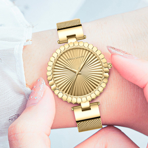 Reloj de Pulsera de Fábrica con Logotipo Personalizado, Reloj de Acero Inoxidable para Mujer, Bisel de Panal, Estilo Casual de Negocios, Relojes de Cuarzo para Dama - Product Image 2