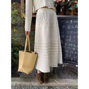 <span class=keywords><strong>Cardigan</strong></span> Crochet francese Candice da donna gonna <span class=keywords><strong>pied</strong></span> <span class=keywords><strong>de</strong></span> <span class=keywords><strong>poule</strong></span> in maglia set 2025 - Product Image 4