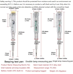 Đơn và đôi ánh sáng đo điện bút, buzzer cảm ứng điện tử bút điện, dây phá vỡ bút điện - Product Image 5