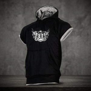 Sudadera con Capucha 100% Algodón con Diseño de Cuentas, Forro Polar sin Mangas con Capucha - Product Image 3