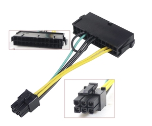 Câble d'<span class=keywords><strong>alimentation</strong></span> 24Pin à 6Pin Cordon 24p à 6 p 18AWG Fil pour Lenovo pour DELL pour <span class=keywords><strong>Acer</strong></span> 3050 Câble adaptateur de carte mère 6 broches - Product Image 6