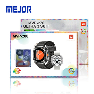 New MVP-280 Không Dây Đồng Hồ Quà Tặng Đặt P9 Kép Smartwatch Tai Nghe 7in1 Thông Minh Đồng Hồ Cộng Với Tai Nghe - Product Image 6