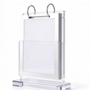 Acrílico Ecológico para Suporte de Exibição de Páginas, Suporte de Cartão de Mesa Transparente, Suporte de Menu, A4 Polido de 3mm para Restaurantes e Lojas - Product Image 2