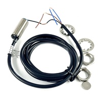 Interruptor de proximidad con Sensor de efecto Hall, NPN, 3 cables, normalmente abierto, imán de línea magnética, 6V-36V, CC, diámetro de 12mm, Metal DIY, 1 unidad
