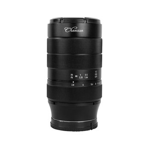Cheecar เลนส์2X มาโครแบบฟูลเฟรม60มม. F2.8 II โฟกัสด้วยมือสำหรับ SONY <span class=keywords><strong>E</strong></span> Canon RF Nikon Z Fujifilm X <span class=keywords><strong>Leica</strong></span> L MOUNT - Product Image 1