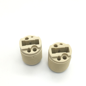 Portalámparas eléctrico de porcelana cerámica <span class=keywords><strong>G9</strong></span> <span class=keywords><strong>con</strong></span> <span class=keywords><strong>rosca</strong></span> - Product Image 2