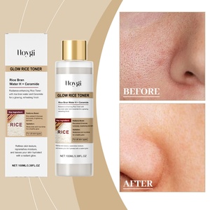 Tonique de riz OEM 100 ml, céramide, niacinamide, solution éclaircissante personnalisée pour les peaux ternes - Product Image 2