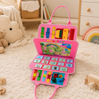 Keçe Sessiz Kitap Meşguliyet Kitabı, Yeni Yürümeye Başlayan Çocuklar İçin Montessori Erken Öğrenme Duyusal Aktivite Kitabı Eğitici Oyuncaklar Çocuklar İçin İnce Motor Becerileri Geliştirici