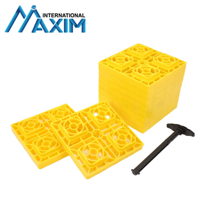 Blocs de nivellement pour camping-car Tampons de nivellement à emboîtement Bouchon de <span class=keywords><strong>roue</strong></span> de <span class=keywords><strong>caravane</strong></span> pour camping-car, cales en caoutchouc antidérapantes - Product Image 4