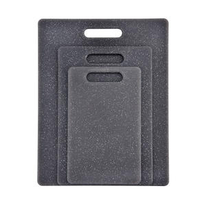 Ensemble de 3 planches à découper en plastique imitation marbre, rectangulaires, pour la cuisine - Product Image 1