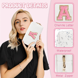 Bolsa de Maquillaje Cosmética Personalizada, Acolchada, de Lujo, Premium, Linda, para Viaje, de Cuero, con Cierre, Bolsa de Regalo Promocional - Product Image 4