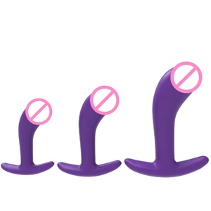 Set Tiga Bagian Silikon Elbow Back Court untuk Pijat Prostat Pria dan Stimulasi G-Spot Wanita, Kemasan Kantong, Grosir - Product Image 1