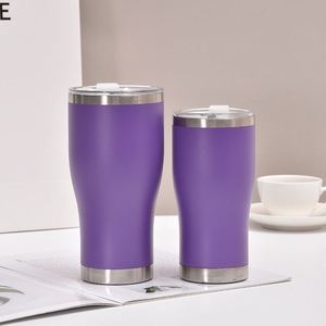 Vaso Térmico de Acero Inoxidable Curvo de 40 oz, Taza Aislada al Vacío de Doble Pared con Tapa Desmontable 2 en 1 - Product Image 5