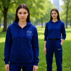 Ensemble de survêtement 2 pièces Louis Luna : Hoodie oversize et pantalon de jogging M/L/XL/2XL Blanc pur – Tenue décontractée et sportive - Product Image 2