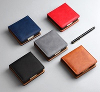 Organizador de Blocs de Notas de Cuero de 140 Hojas para Escritorio, Hogar, Oficina, Libros y Cuadernos