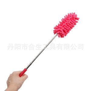 Mini Plumero de Chenilla con Cabezal Elíptico Telescópico de 25-75 cm para Muebles, Limpiador de Polvo en Varios Colores: Verde, Azul, Rojo, Amarillo - Product Image 4