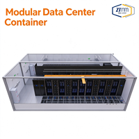 Centre de données intelligent et intégré pour les nœuds périphériques de ville connectée, armoire réseau 19 pouces, module évolutif