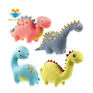 Custom Plush Dinosaur Stuffed Animal Set of 4 Soft Dinosaur Plush Toys for Boys and Girls