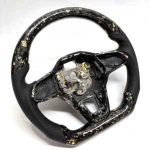 Volante de Fibra de Carbono Forjado para <span class=keywords><strong>VW</strong></span>/Volkswagen Golf 8 MK8 Passat Touareg Tiguan Polo GTD MK7 MK6 R-Line CC Jetta - Product Image 2