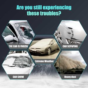 Full Car <b>Cover</b> SUV/Sedan Outdoor Anti-Hail Waterproof 5mm Thick 170T Polyester Hail Car <b>Cover</b> Side <b>Window</b> - Product Image 2