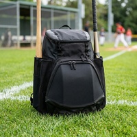 Sac à dos de softball et de baseball personnalisé avec logo, 4 porte-battes, sac de sport grande capacité pour jeunes et adultes