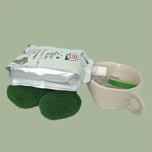 Gravure personnalisée imprimée 400ml eau minérale recyclable liquide bec poche potable sac en plastique PE - Product Image 5