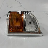 Accessoires automobiles YBJ, lampe d'avertissement, feu avant de coin pour Land Cruiser 70 79 FJ79 75 70, remplacement du feu latéral chromé LC75