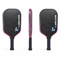 Pala de pádel de fibra de carbono personalizada, termoformada, con núcleo de PP, bordes de EVA, material T700, aprobada por la USAPA, ligera, de alta calidad, para entrenamiento.