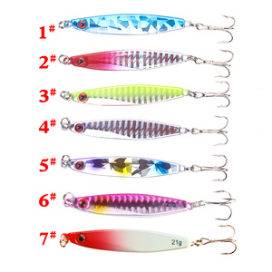 Señuelo de Pesca de Metal Tipo Spinner para Lanzamiento Largo, Ideal para Pesca de Fondo de Peces de Agua Salada y Pesca de Lubina - Product Image 5