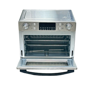 Four à convection électrique 11-20L en acier inoxydable avec friteuse à air intégrée, contrôle numérique et protection contre la surchauffe pour usage domestique