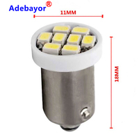 (High) 저 (Quality BA9S 8 SMD 1206 LED 인테리어 빛 3020 8smd 웨지 Auto 독서 돔 Lamps 차 마커 빛 12 볼트