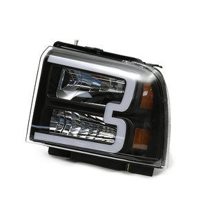 Vente de phares avant à LED avec boîtier noir fumé, éclairage extérieur pour Ford F-250 2005 2006 <span class=keywords><strong>2007</strong></span> - Product Image 5