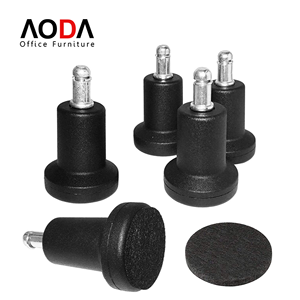 Deslizadores para Sillas de Oficina, Reemplazo de Ruedas para Sillas de Bar, Deslizadores Altos de Nailon <span class=keywords><strong>sin</strong></span> Ruedas para Sillas de Oficina - Product Image 1