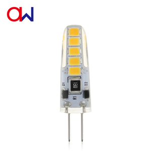 หลอดไฟ LED G4 ขนาด 10 มม. แบบ Bi-Pin 12V DC SMD รูปทรงแคปซูล ไม่มีการกระพริบ แสงวอร์มไวท์ ใช้แทนหลอดฮาโลเจน สำหรับโคมระย้า ตู้เพดาน กระจก - Product Image 1