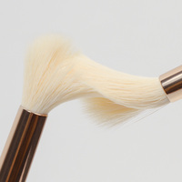 Ombre à Sourcils Cosmétiques de Voyage pour les Yeux Vente en Gros Marque Privée Premium Voyage Logo Personnalisé Ensemble de Pinceaux de Maquillage de Luxe Professionnel 8 Pièces