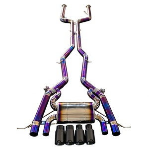 Système d'échappement Catback en alliage de titane avec soupapes pour BMW M3 M4 G80 G82, silencieux et embouts - Product Image 1