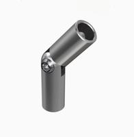 Connecteur réglable en acier inoxydable 316 pour balustrade commerciale et main courante d'escalier, moulé par investissement