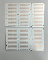 Carte de circuit imprimé en aluminium LED personnalisée, carte MCPCB, panneau en aluminium à découpe en V, carte de circuit imprimé en aluminium pour éclairage LED, certifiée ROHS UL, carte de circuit imprimé OEM
