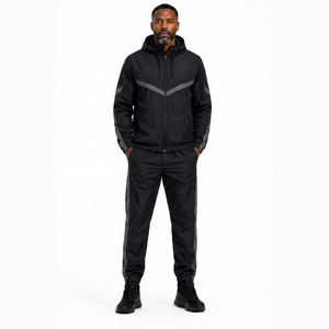 <b>Mens</b> Winter Long <b>Pullover</b> Waterproof Windproof Lightweight Nylon Eco-Friendly Windbreaker <b>Jacket</b> Hooded Quick Dry Sportswear - Product Image 1