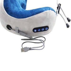 U Shaped <b>Memory</b> Foam Microwave Heating Battery Wireless USB Fast Magnetic Heated Massage Neck Hump <b>Pillow</b> Everyday Custom Logo - Product Image 1