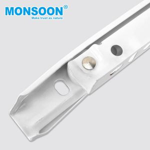 Chất lượng cao đồ nội thất tủ dưới núi ngăn kéo trượt kim loại sơn tĩnh điện Con lăn Trắng ngăn kéo Slide - Product Image 6