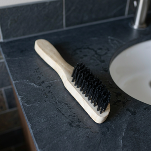 Brosse à cheveux professionnelle ASAP Brand pour barbier, poils doux, brosse de coiffage de salon de qualité supérieure, brosse pour dégradé, coiffage et coupe de cheveux, manche en bois - Product Image 3